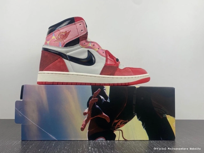 Official Maikesneakers Across the Jordan DV1748-601 High OG Spider-Man 1 Spider-Verse 0711